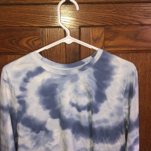 Hollister Blue/White Tyedye Longsleeve - Picture 2 of 5